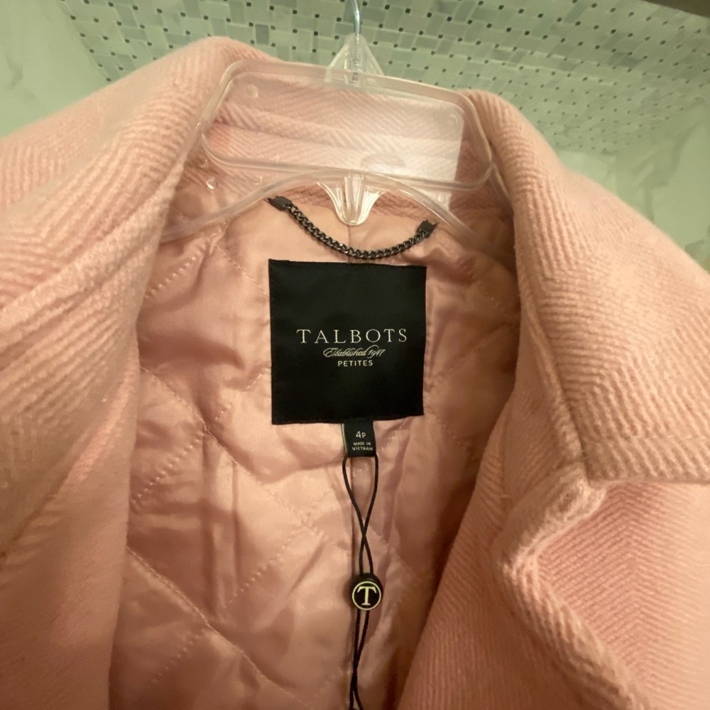 Talbots double breasted wool coat - Picture 3 of 6